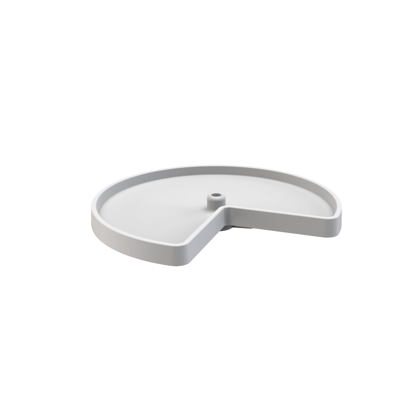 Rev-A-Shelf / 3471-24-11-52 / Value Line Polymer Kidney-Shaped Lazy Susan Shelf for Corner Base Cabinets