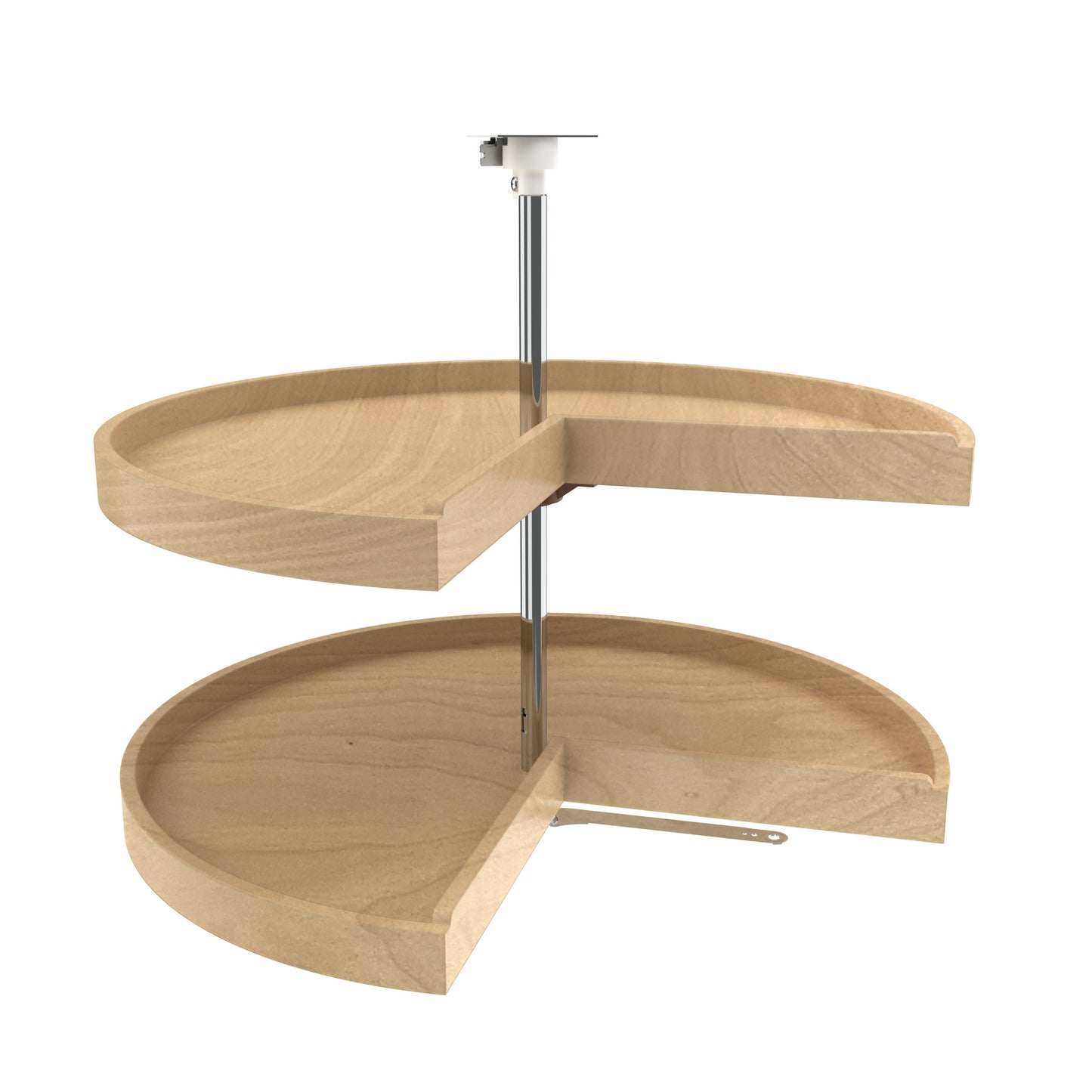 Rev-A-Shelf / 4WLS942-31-52 / Wood 2-Shelf Pie-Cut Lazy Susans for Corner Base Cabinets