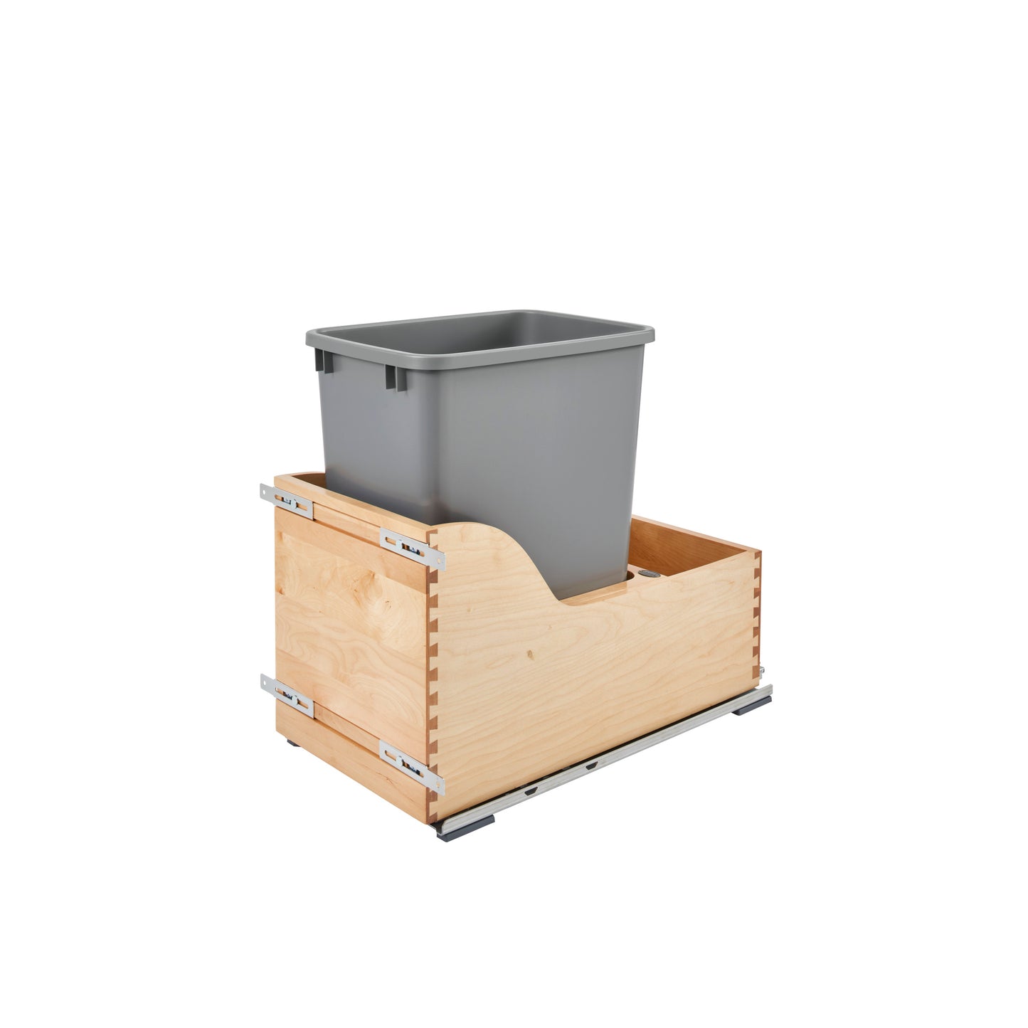 Rev-A-Shelf / 4WCSD-1535DM-1 / Wood Pullout Trash/Waste Container w/ Soft-Close and SERVO-DRIVE System