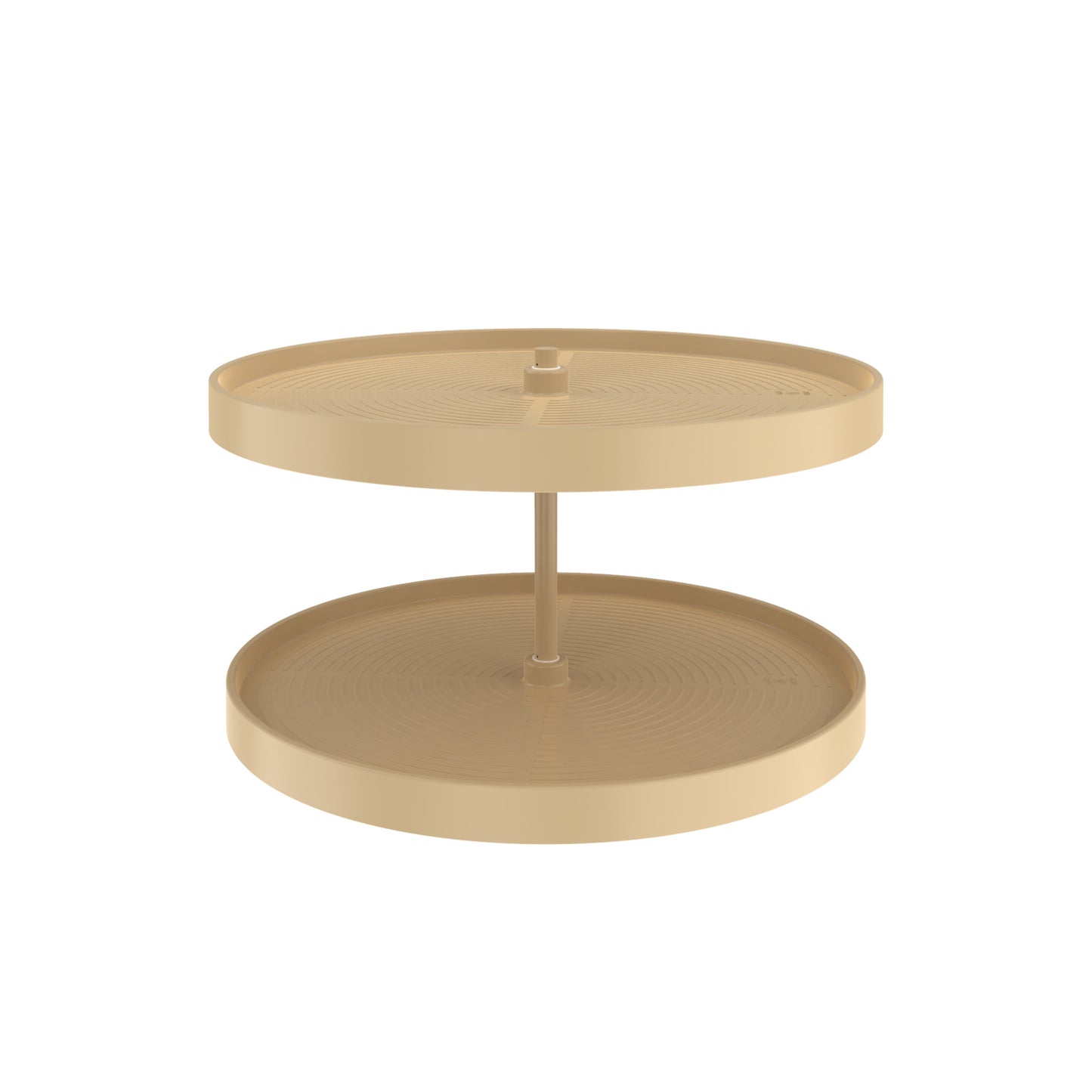 Rev-A-Shelf / LD-2062-28BM-15-1 / Lazy Daisy Polymer Full Circle 2-Shelf Lazy Susan w/Bottom-Mount Hardware for Corner Wall Cabinets