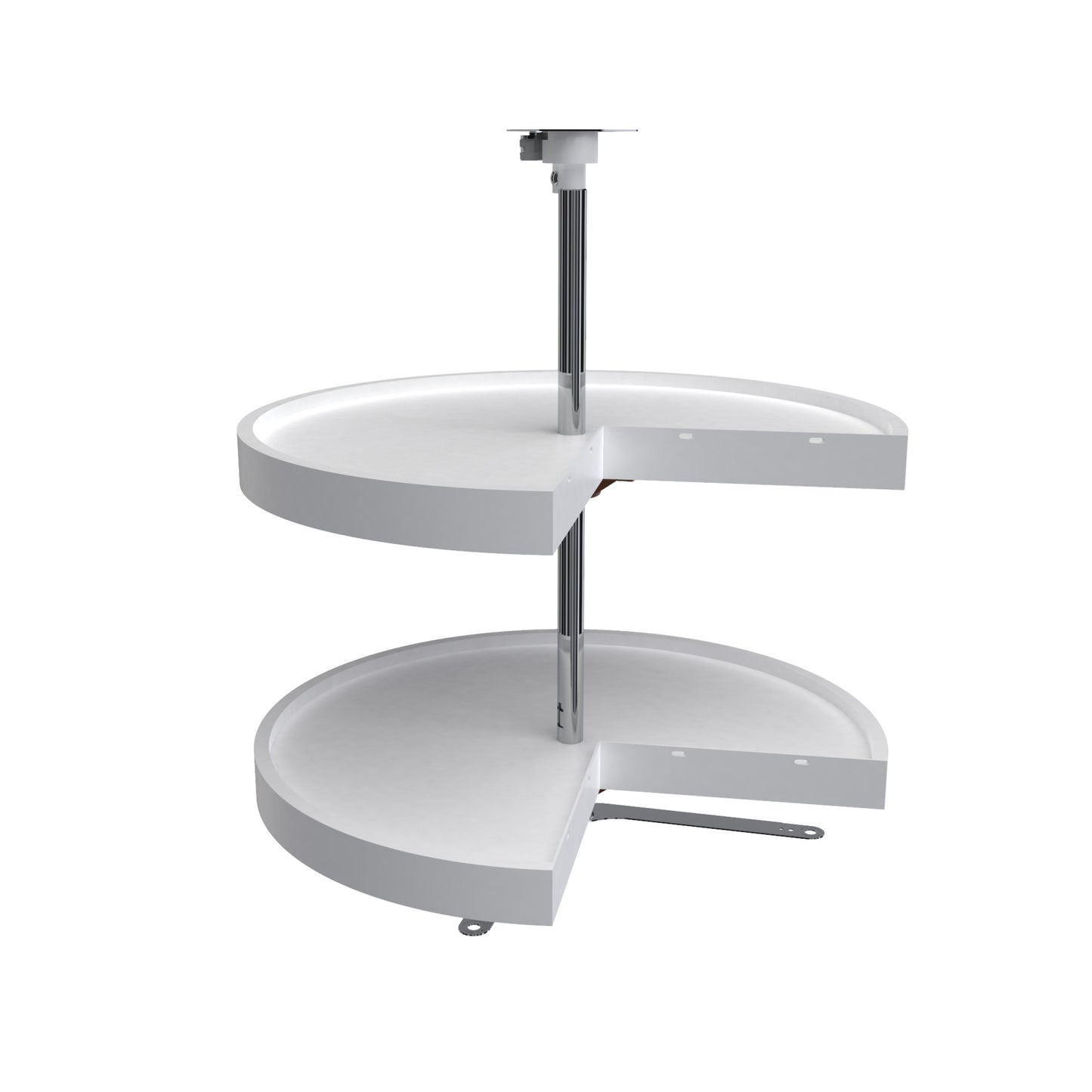 Rev-A-Shelf / 6942-24-11-52 / Polymer Pie-Cut 2-Shelf Lazy Susan for Corner Base Cabinets