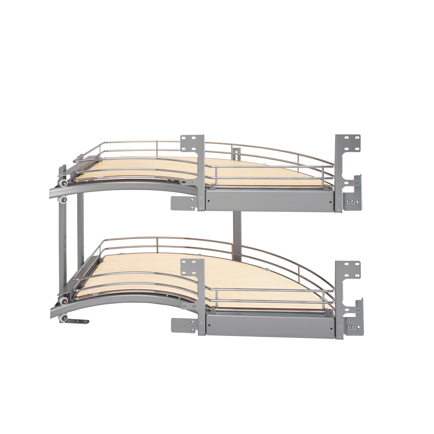 Rev-A-Shelf / 582-18-RMP / Contemporary Curve Pullout Organizer for Blind Left Corner Cabinet