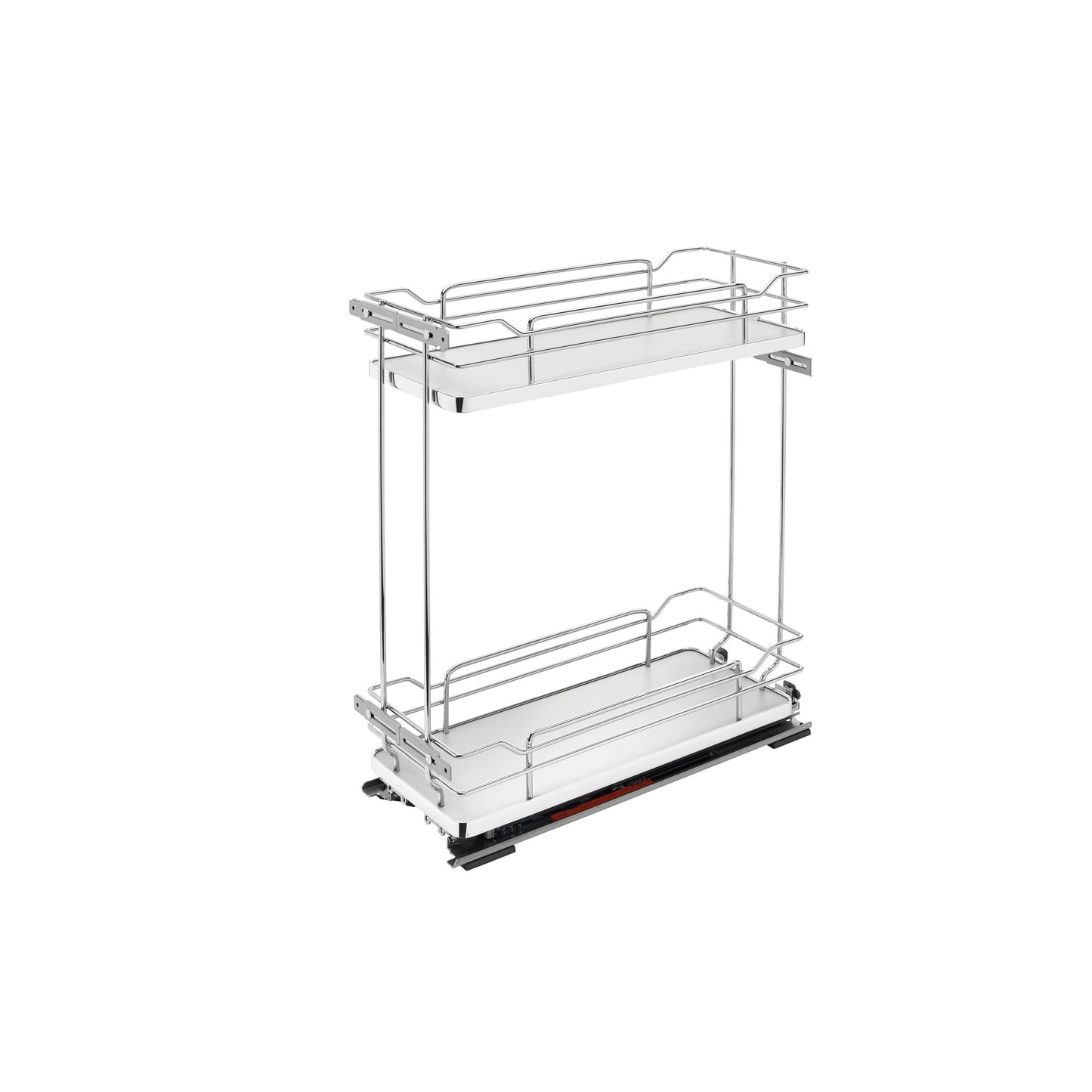 Rev-A-Shelf / 5322-BCSC-8-GR / Two-Tier Sold Surface Pullout Organizers w/ Soft-Close