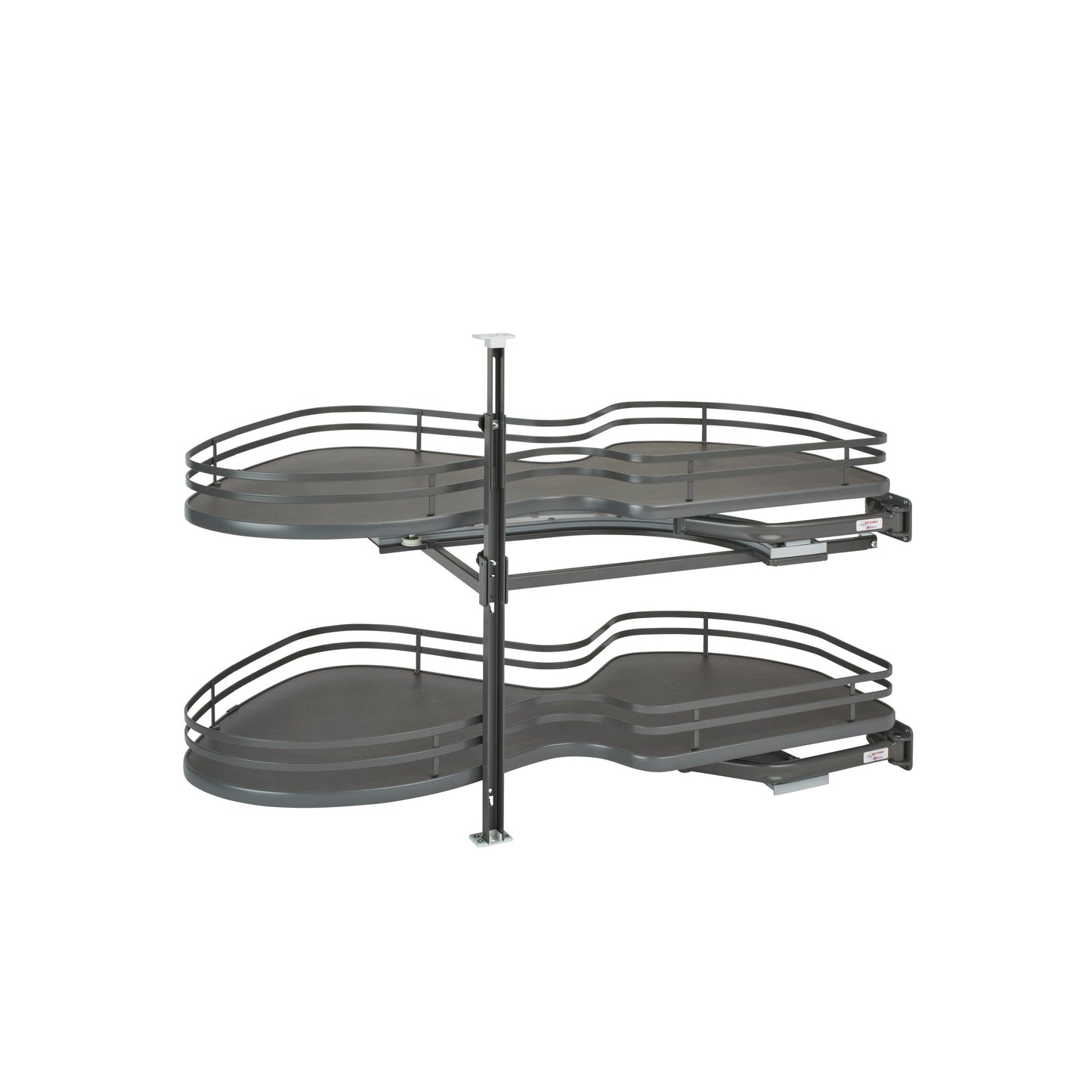 Rev-A-Shelf / 5372-21-FOG-R / Contemporary Cloud 2-Shelf Blind Corner Organizer for Blind Left Cabinet