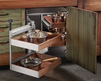 Magic Corner II for Blind Corner Cabinets Silver 548.10