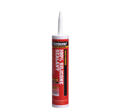 TITEBOND 100% SILICONE SEALANT, CLEAR, 10.1 OUNCES Part Number: 003.51.002