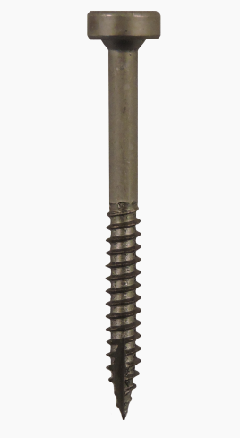Quickscrews 6-20 X 1 1/4" Square Modified Pan Head, Fine Thread, Type 17 Point, Plain Steel Finish Screws Part Number: 3655