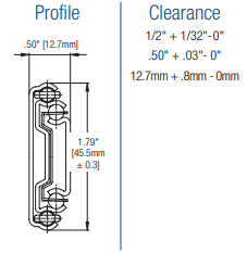 Knape & Vogt KV GS4270 24" Soft-Close Drawer Slide GS4270 24