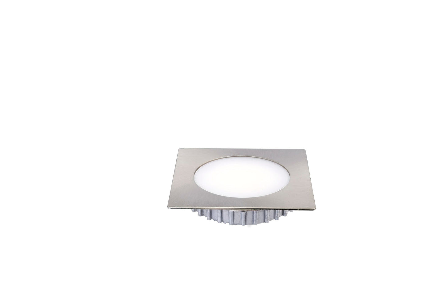 Tresco L-OPDM-12R50K-NBW-1 OptiPockit Dimmable, 12VDC Round, 3W, 5000K, NI/WH/BL Trims.