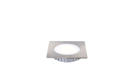 Tresco L-OPDM-12R50K-NBW-1 OptiPockit Dimmable, 12VDC Round, 3W, 5000K, NI/WH/BL Trims.