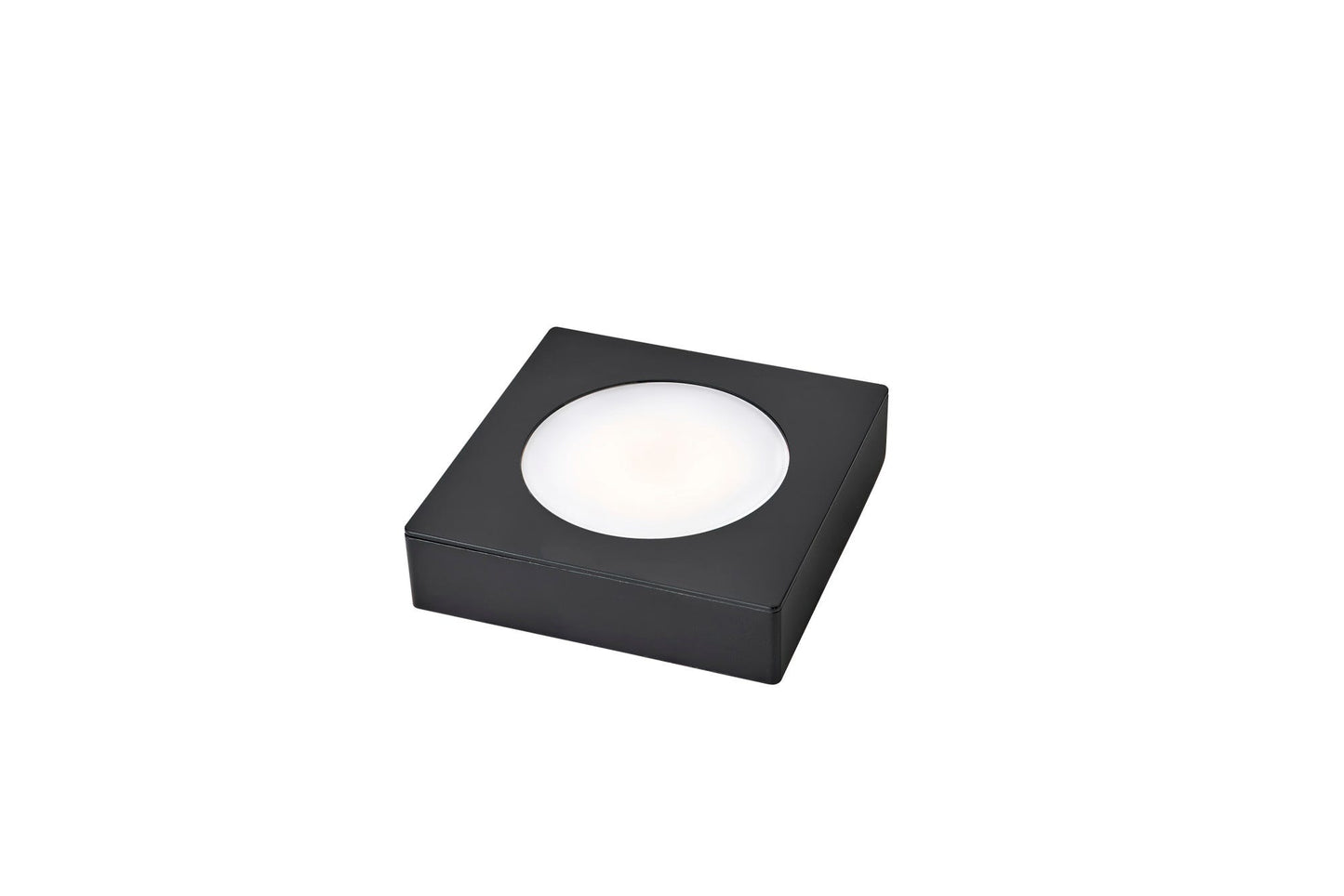 Tresco L-OPDM-12R50K-NBW-1 OptiPockit Dimmable, 12VDC Round, 3W, 5000K, NI/WH/BL Trims.