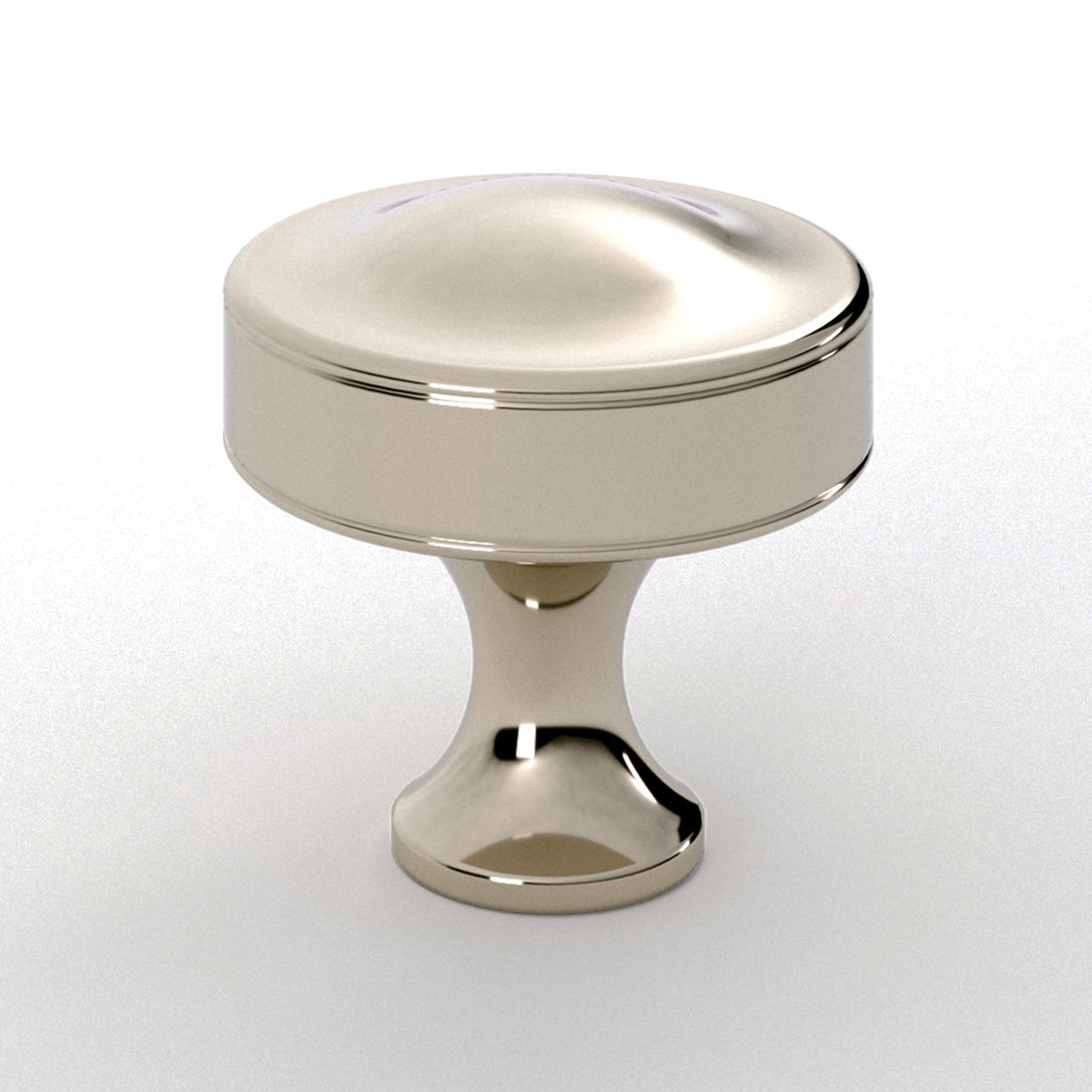 Water Street Brass Hudson 1-1/4" Polished Silver Knob 8561PS