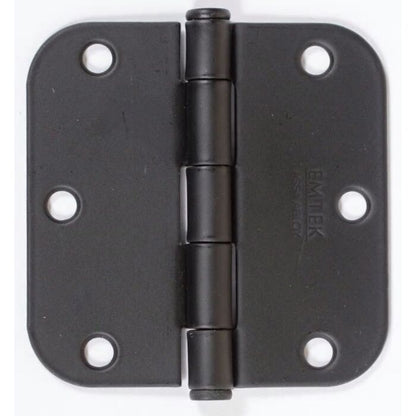 Emtek 91023 Steel Plain Bearing Hinge, 3.5" x 3.5", with 1/4" Radius Corners - Sold in Pairs