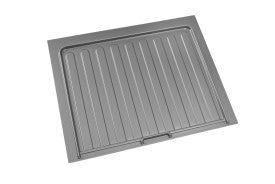 Rev-A-Shelf Sink Base Drip Tray 27/30 Sink Cabinets Silver Ind Pack SBDT-2730-S-1