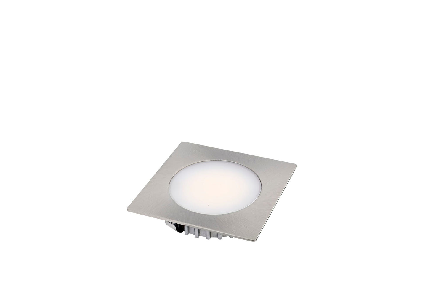 Tresco L-OPDM-12R50K-NBW-1 OptiPockit Dimmable, 12VDC Round, 3W, 5000K, NI/WH/BL Trims.