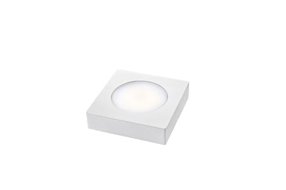 Tresco L-OPDM-12R50K-NBW-1 OptiPockit Dimmable, 12VDC Round, 3W, 5000K, NI/WH/BL Trims.