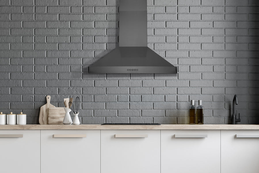 Hauslane WM-590BSS Convertible Wall Mount Range Hood