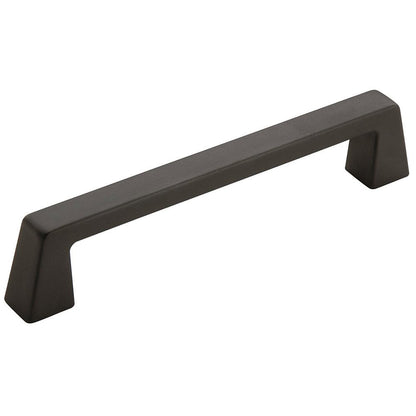 Amerock Blackrock 5-1/16" (128mm) Center to Center Cabinet Pull - Modern Matte Black Handle for Kitchen & Bathroom Cabinetry