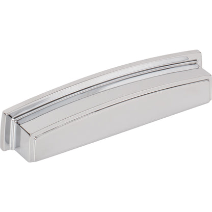Jeffrey Alexander 141-128 Renzo 128 mm Center  Square-to-Center Square Renzo Cabinet Cup Pull