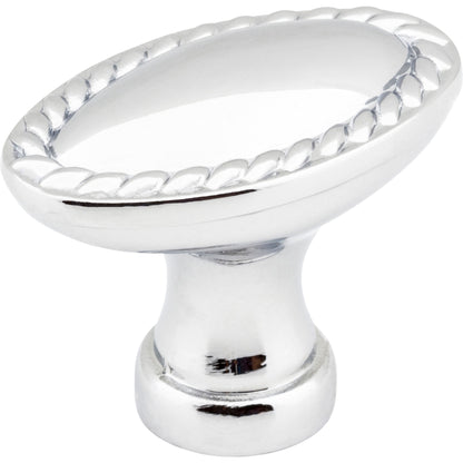 Elements Z115L Lindos 1-3/8" Overall Length  Oval Rope Detailed Lindos Cabinet Knob
