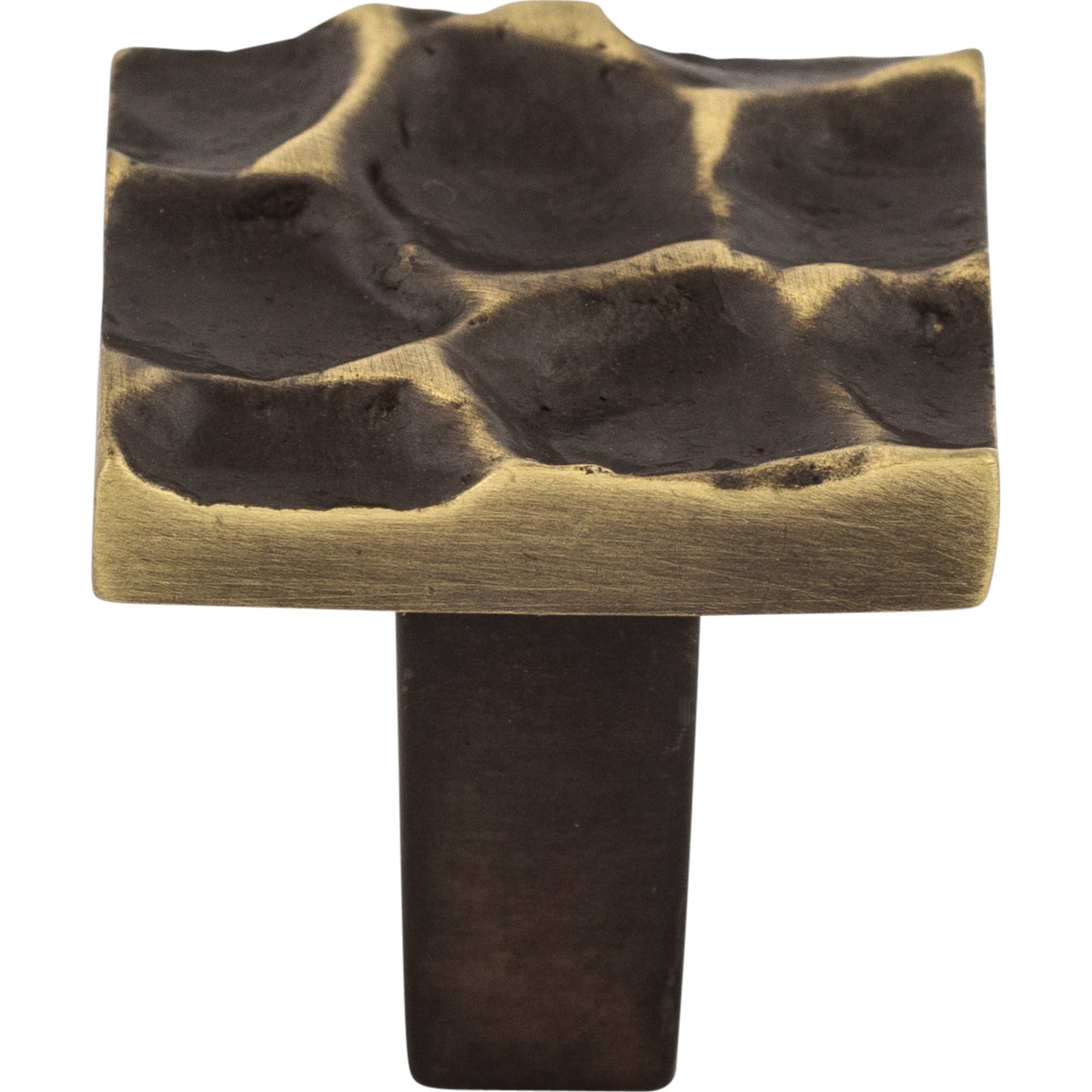 Top Knobs TK300 Cobblestone Square Knob 1 1/8 Inch