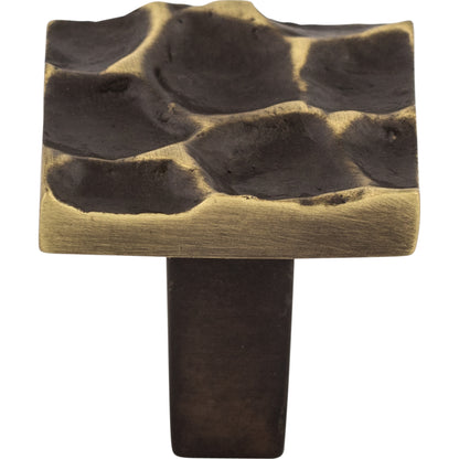 Top Knobs TK300 Cobblestone Square Knob 1 1/8 Inch