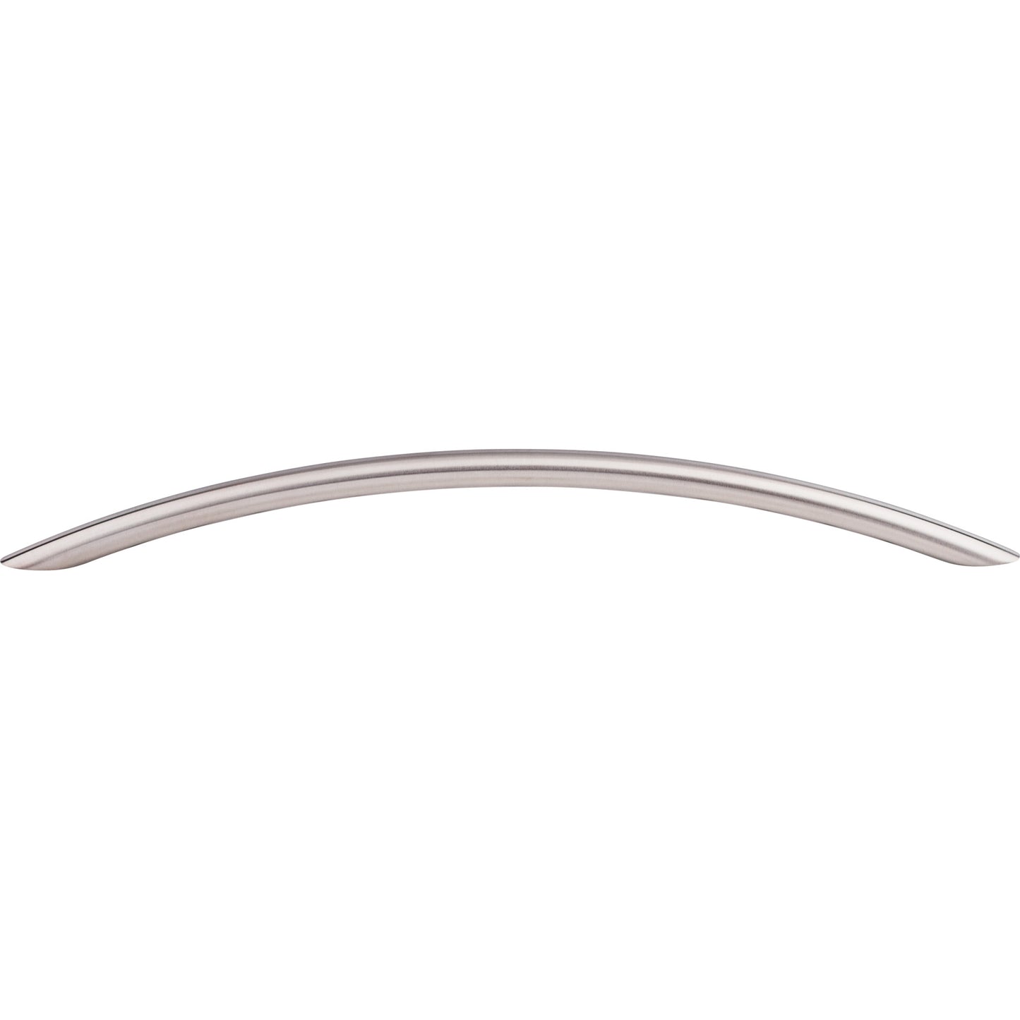 Top Knobs SS17 Solid Bowed Bar Pull 8 13/16 Inch (c-c) Brushed Stainless Steel