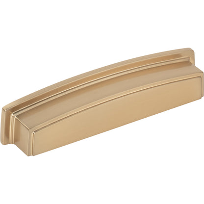 Jeffrey Alexander 141-128 Renzo 128 mm Center  Square-to-Center Square Renzo Cabinet Cup Pull