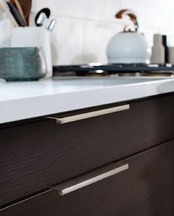 Emtek 87140 Edge 10" Center to Center Finger Cabinet Pull