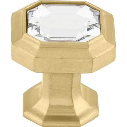 Top Knobs TK390 Crystal Emerald Knob 1 1/8 Inch