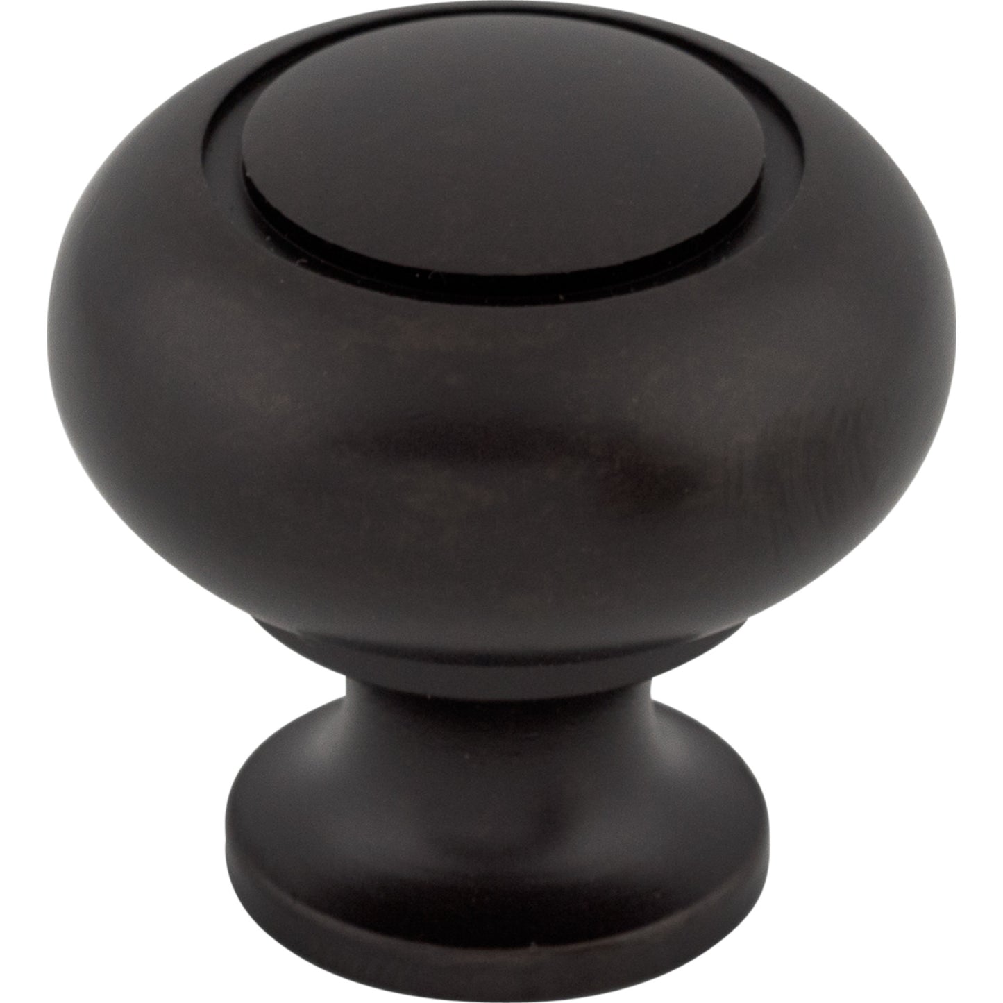 Top Knobs M599 Ring Knob 1 1/4 Inch Patina Black