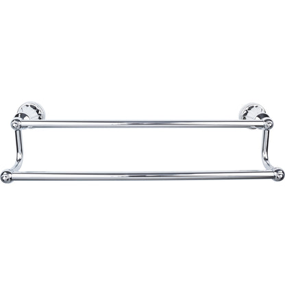 Top Knobs HUD7 Hudson Bath Towel Bar 18 Inch Double