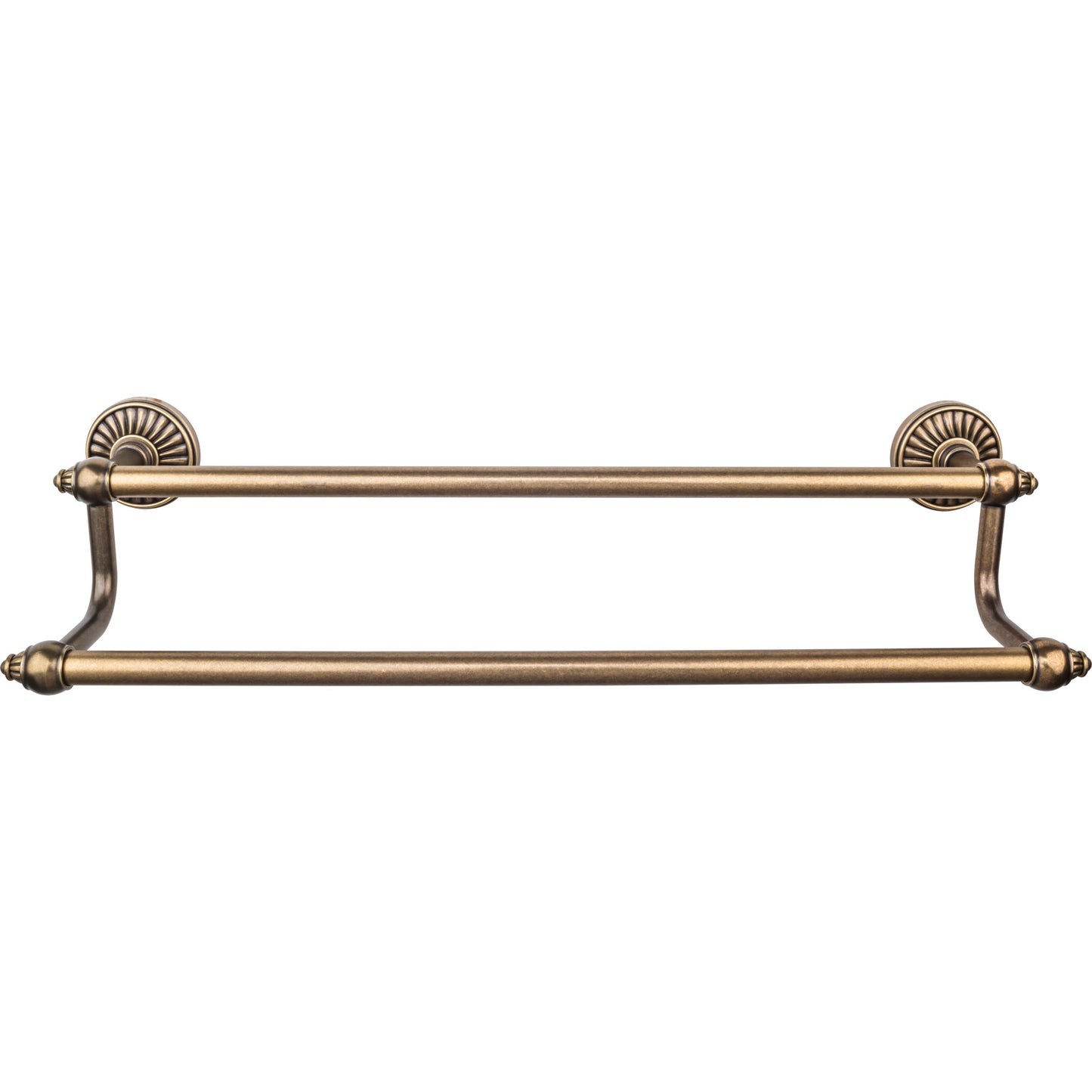 Top Knobs TUSC7 Tuscany Bath Towel Bar 18 Inch Double