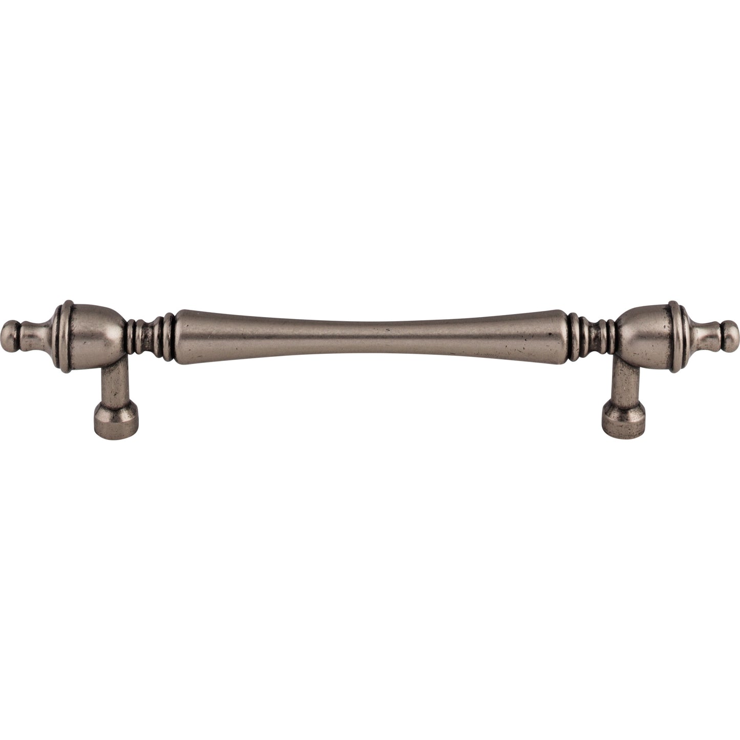 Top Knobs M823-7 Somerset Finial Pull 7 Inch (c-c) Pewter Antique