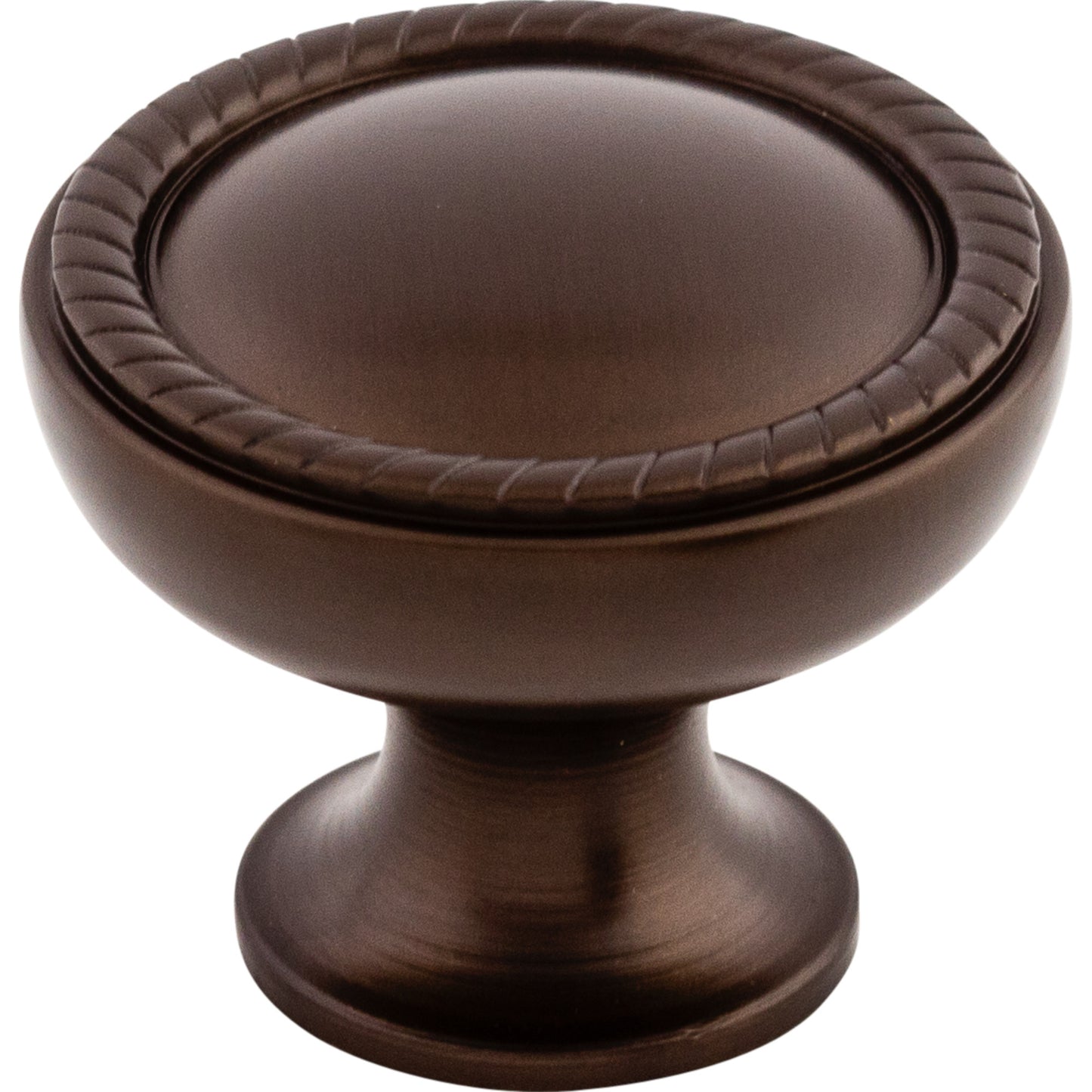 Top Knobs M793 Emboss Knob 1 1/4 Inch Oil Rubbed Bronze
