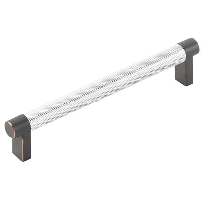 Emtek 84055 Select Collection 6" Centers Rectangular Stem and Bar