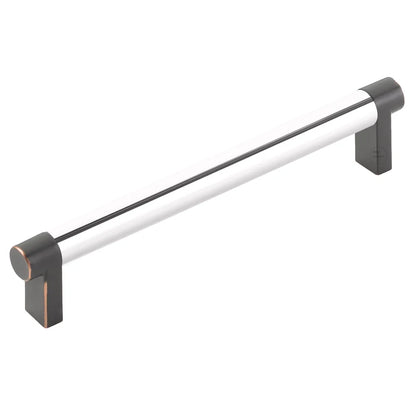 Emtek 84055 Select Collection 6" Centers Rectangular Stem and Bar