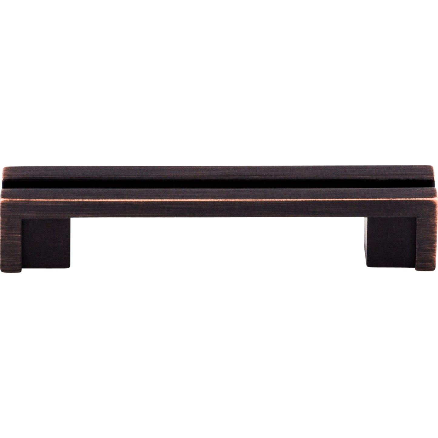 Top Knobs TK55 Flat Rail Pull 3 1/2 Inch (c-c)
