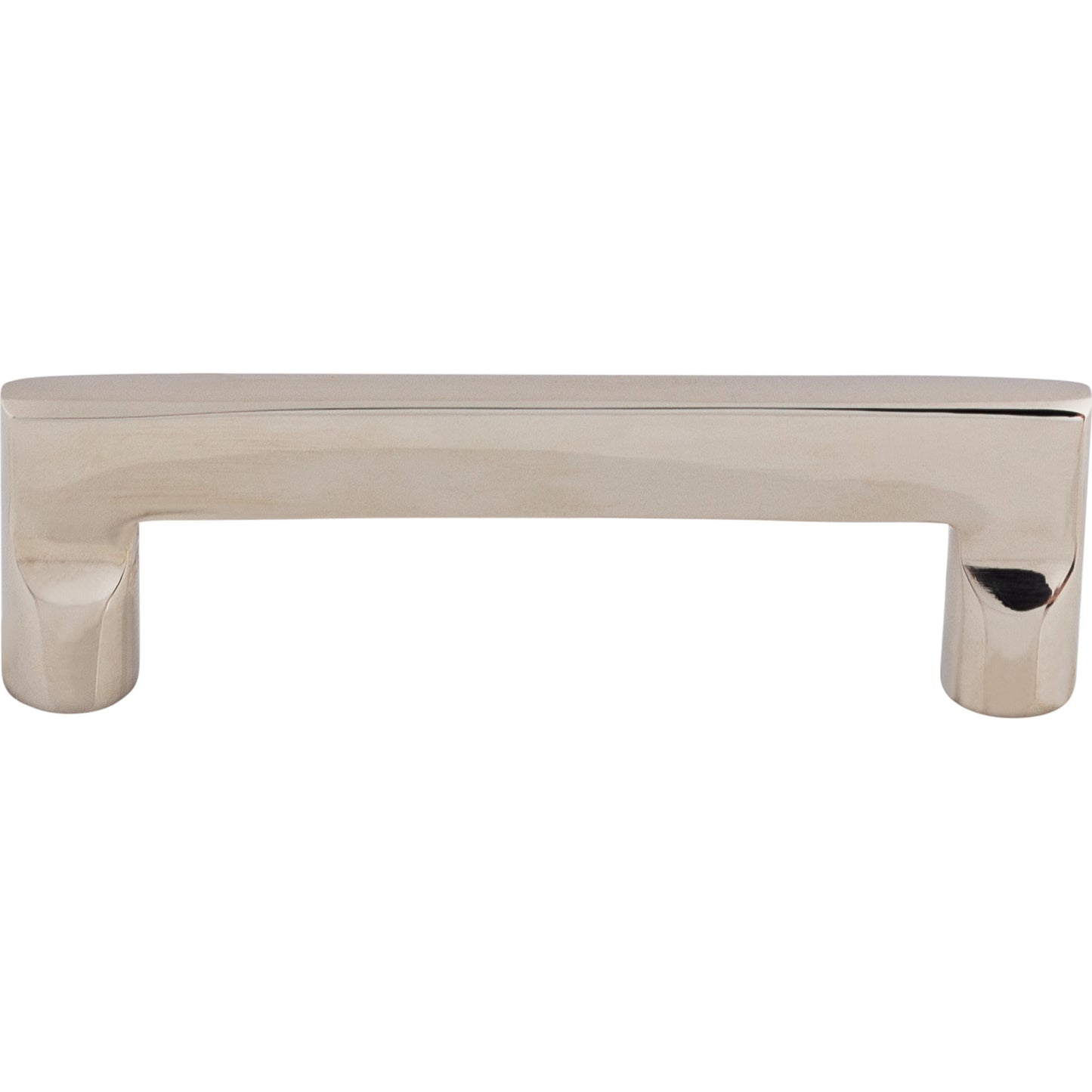 Top Knobs M1974 Aspen II Flat Sided Pull 4 Inch (c-c) Polished Nickel