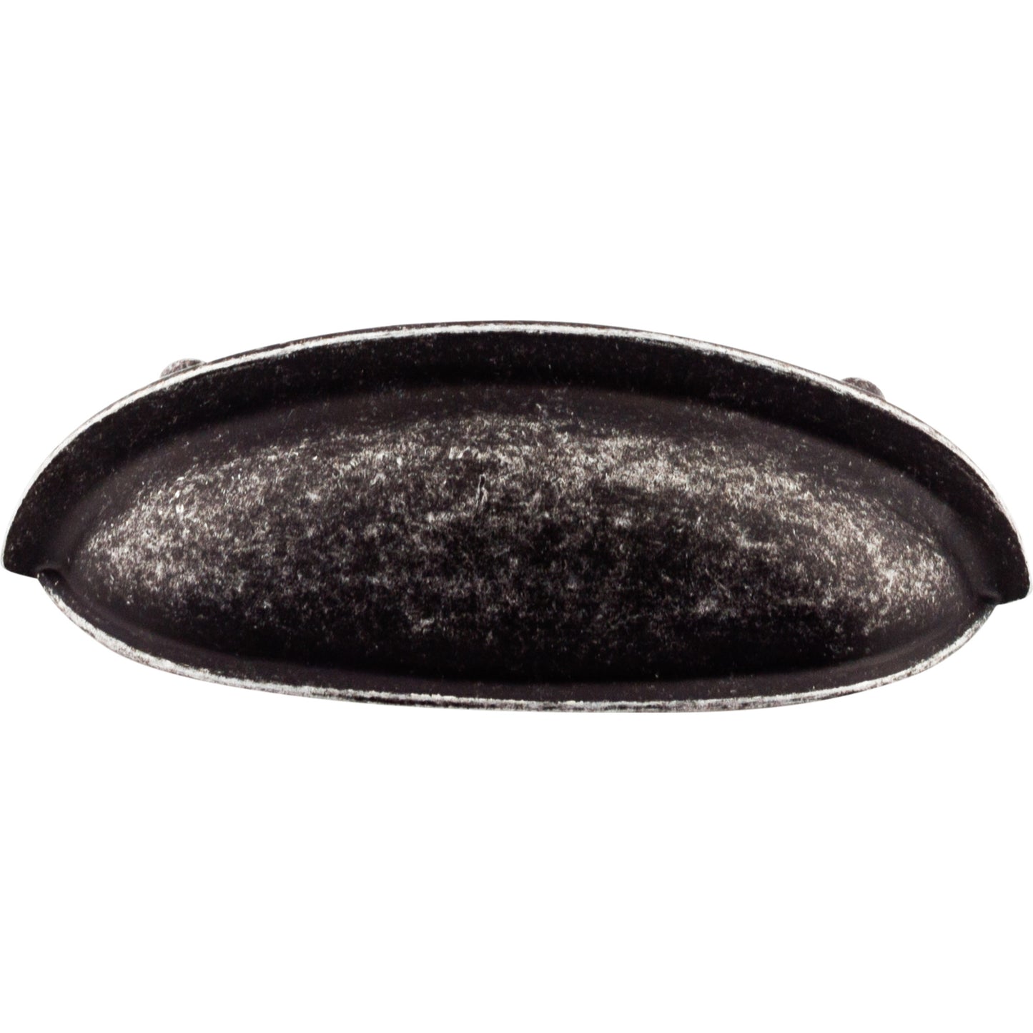 Top Knobs M363 Somerset Cup Pull 3 Inch (c-c) Black Iron