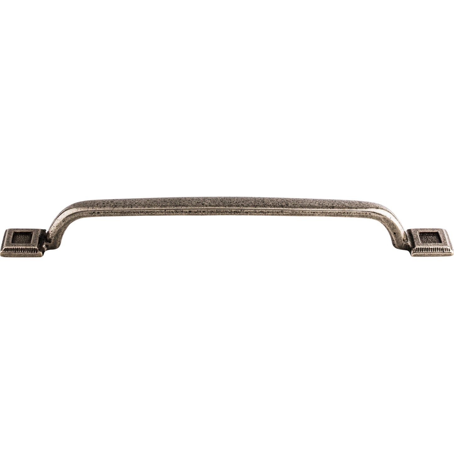 Top Knobs M1824 Square Inset Pull 8 Inch (c-c) Cast Iron