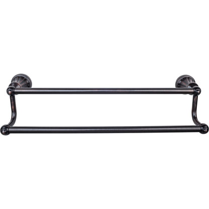 Top Knobs HUD9 Hudson Bath Towel Bar 24 Inch Double