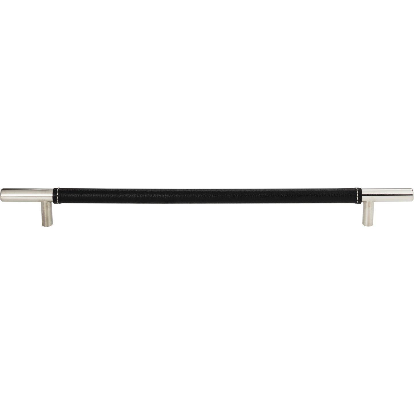 Atlas 282-BL Zanzibar Black Leather Pull 11 5/16 Inch (c-c)