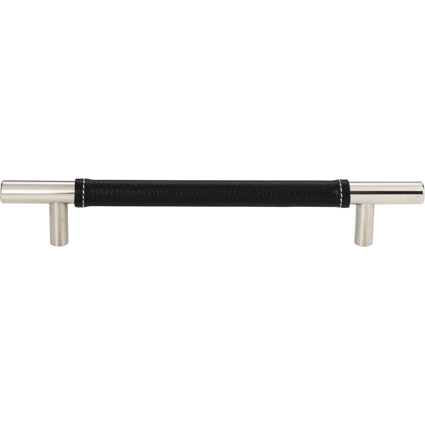 Atlas 281-BL Zanzibar Black Leather Pull 6 5/16 Inch (c-c)