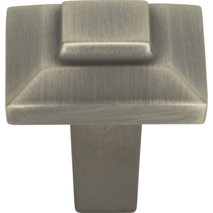 Trocadero Touch: Timeless 1-Inch Square Knob - Atlas 283