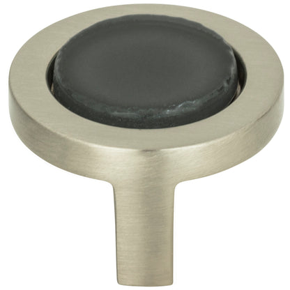 Timeless Touch – Atlas 229 Spa Black Round Knob 1 1/4 Inch