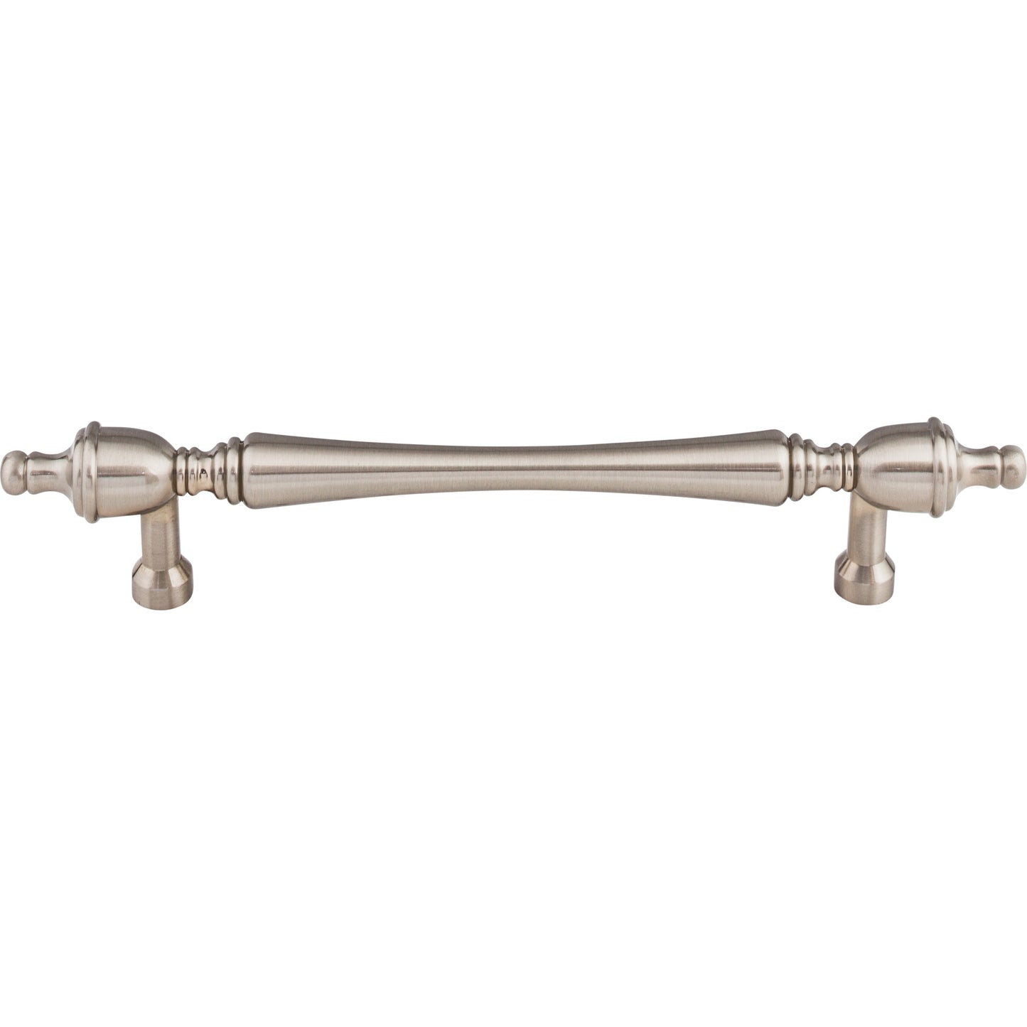 Top Knobs M819-7 Somerset Finial Pull 7 Inch (c-c) Brushed Satin Nickel