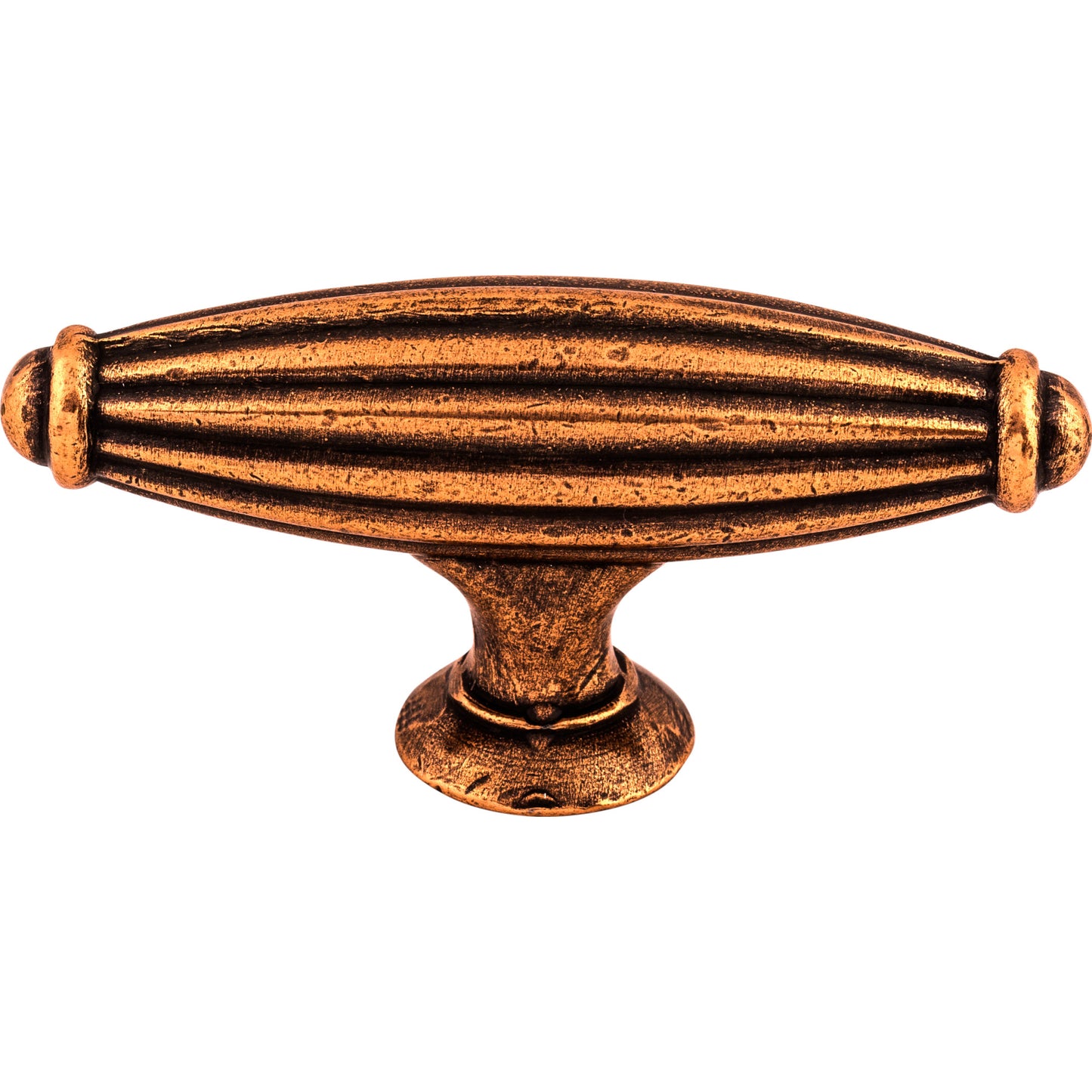 Top Knobs M227 Tuscany T-Handle 2 5/8 Inch Old English Copper