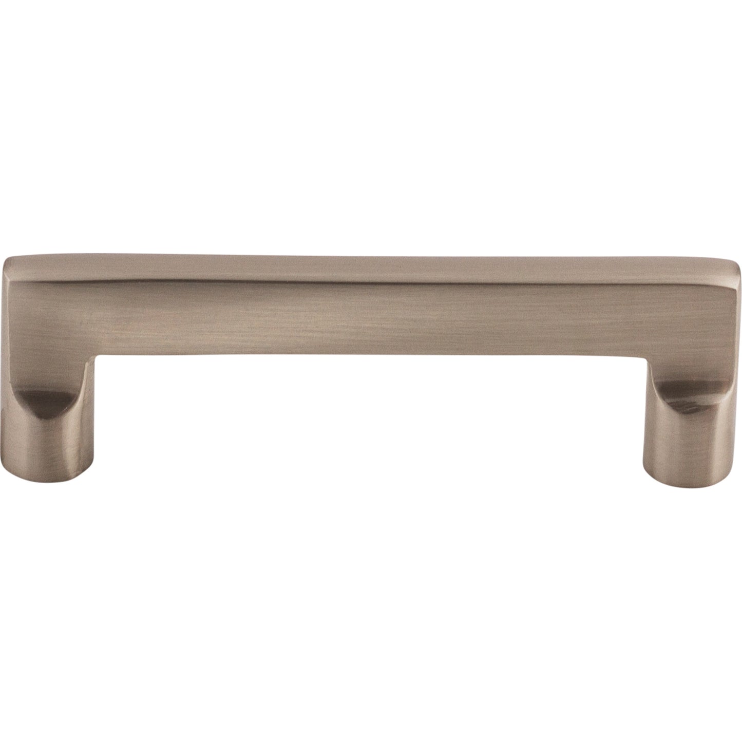 Top Knobs M1972 Aspen II Flat Sided Pull 4 Inch (c-c) Brushed Satin Nickel