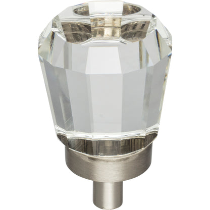 Jeffrey Alexander G150 Harlow 1" Overall Length  Faceted Glass Harlow Cabinet Knob